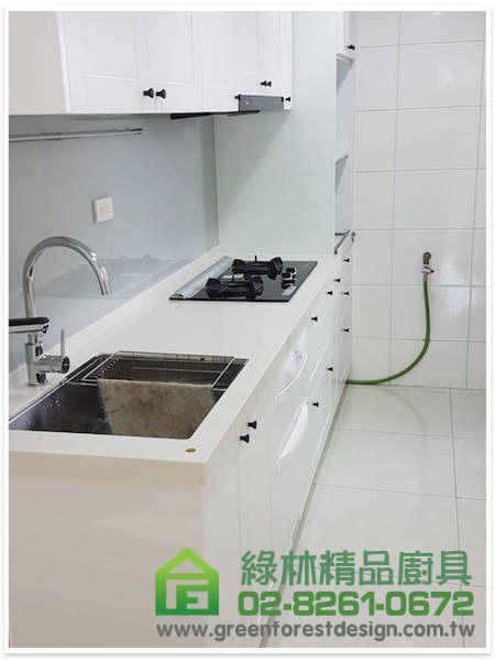 新北市板橋區國慶路張小姐 一字型232cm廚具+ 60cm電器櫃 2 35612