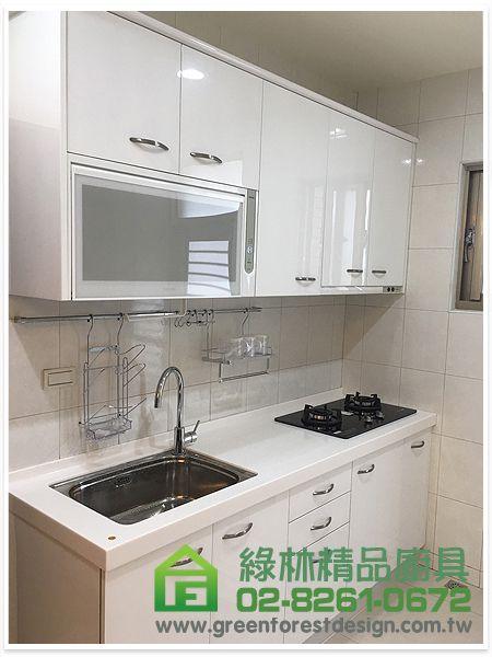 新北市板橋區新海路許先生 二字型210cm廚具+124餐櫃+65cm 電器櫃 5 9 18