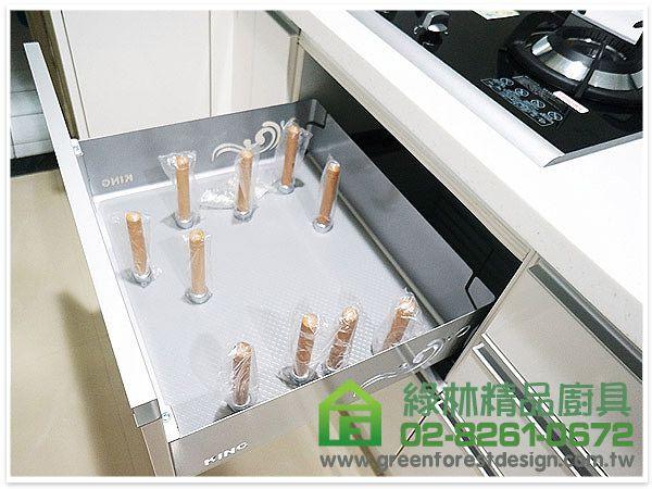台北市大直街黃小姐 L字型259+93cm廚具+81cm冰箱上櫃 7 DSC03013