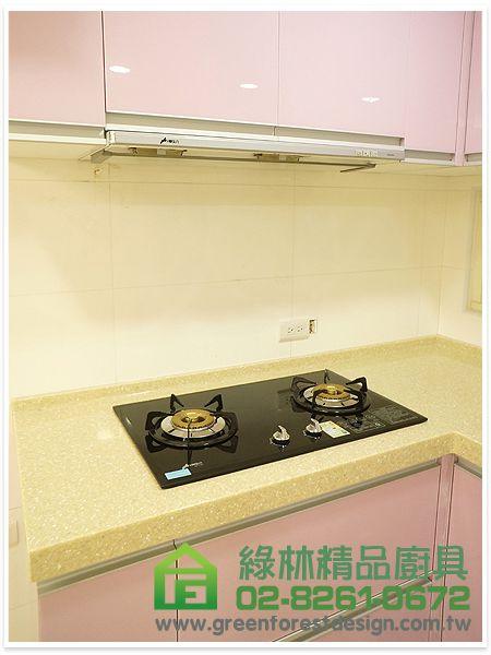 台北市忠孝東路四段黃先生 L字型245+160cm廚具+80cm冰箱上櫃 6 DSC03295